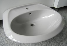 NOVO-BOCH bathroom sink Manhattan-Grau 65x54 cm