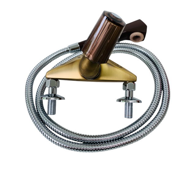 Egro Duschwannenarmatur Armatur Bronze Schweizer Anschlüsse