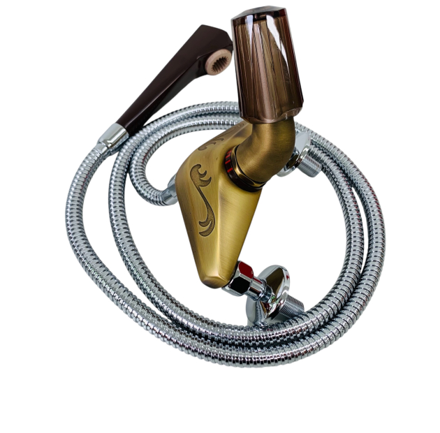 Egro Duschwannenarmatur Armatur Bronze Schweizer Anschlüsse