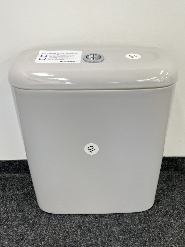 KERAMAG Courreges Keramik-Spülkasten Einlauf hinten/Links/Rechts Manhattan Grau