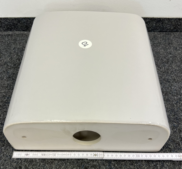 KERAMAG Courreges Keramik-Spülkasten Einlauf hinten/Links/Rechts Manhattan Grau