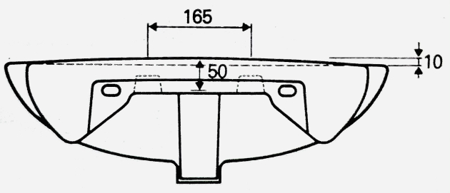 Sphinx Corsica Waschbecken 60x50cm BAHAMABEIGE