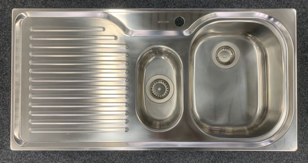 SUTER Astracast Crystal Spüle 100x50 cm EDELSTAHL Becken-Rechts