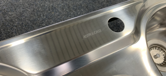 SUTER Astracast Crystal Spüle 100x50 cm EDELSTAHL Becken-Rechts