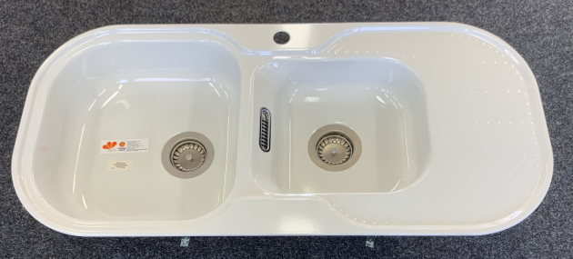 TEKA As Spüle Weiss 99,6 x 46,2 cm BECKEN-LINKS