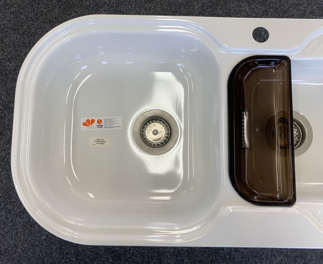 TEKA As Spüle Weiss 99,6 x 46,2 cm BECKEN-LINKS