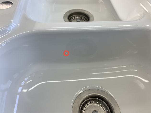 TEKA As Spüle Weiss 99,6 x 46,2 cm BECKEN-LINKS