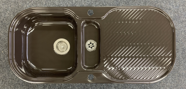 TEKA König Maron - Braun 99,6 x 46,2 cm Reversibel