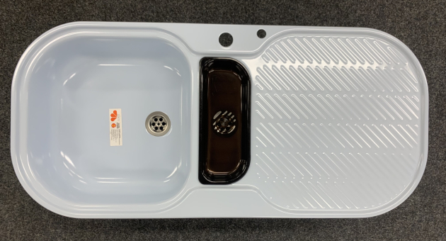 TEKA König Spüle Azur - Blau 99,6 x 46,2 cm B-L