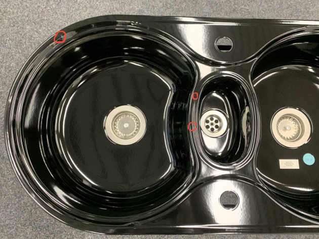 TEKA Premiere 2 Doppelbecken-Spüle SCHWARZ 96x48,5 cm