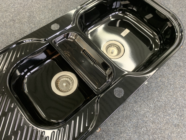 TEKA Resteschale Braun/Schwarz - durchsichtig für Modell Teka As