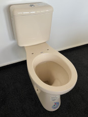 KERAMAG Renova Nr. 1 Stand-WC-Kombination Natura Abgang zum Boden ohne Spülkasten