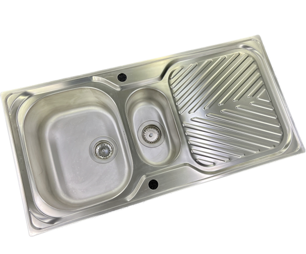 SUTER Econom EC100 Spüle 100x50 cm EDELSTAHL MATT Reversibel