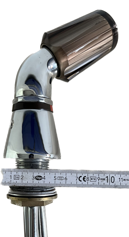 EGRO Friseurarmatur mit Brause Chrom Armatur Friseurarmatur Friseur Spültischarmatur