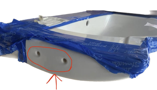 IDEAL STANDARD Aramis Waschbecken / Waschtisch WEISS 85 cm