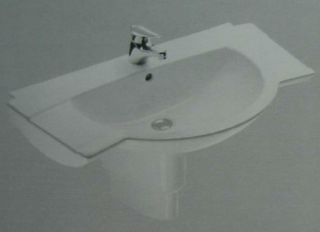 IDEAL STANDARD Aramis Waschbecken / Waschtisch WEISS 85 cm