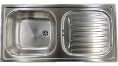 BLANCO FLEX Spüle Einbauspüle Küchenspüle Edelstahl 86 x 43,5 cm
