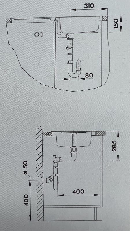 BLANCO FLEX Spüle Einbauspüle Küchenspüle Edelstahl 86 x 43,5 cm