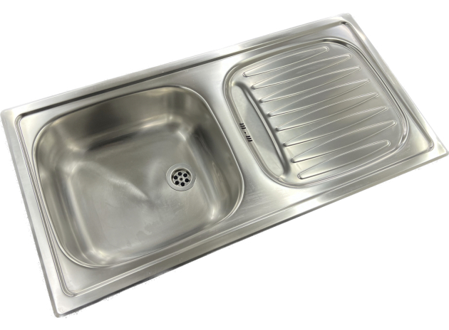 BLANCO FLEX Spüle Einbauspüle Küchenspüle Edelstahl 86 x 43,5 cm