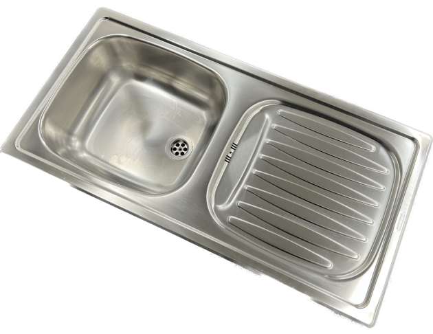 BLANCO FLEX Spüle Einbauspüle Küchenspüle Edelstahl 86 x 43,5 cm