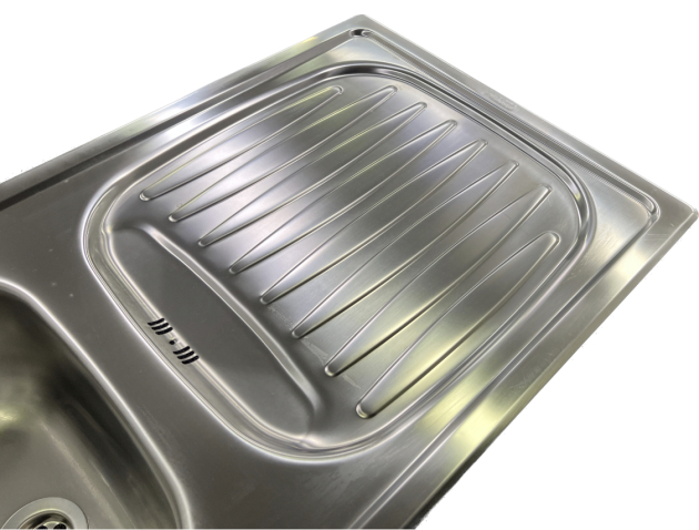 BLANCO FLEX Spüle Einbauspüle Küchenspüle Edelstahl 86 x 43,5 cm