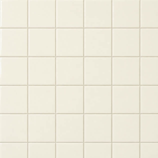 MOSA Wandfliesen 15x15 cm Elfenbein Creme RAL 1013 – Palette 112,5 m² Vintage 70er, 80er, Modell 8670