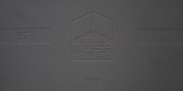 MOSA Wandfliesen 15x15 cm Elfenbein Creme Gelb Ral 1013 Retro