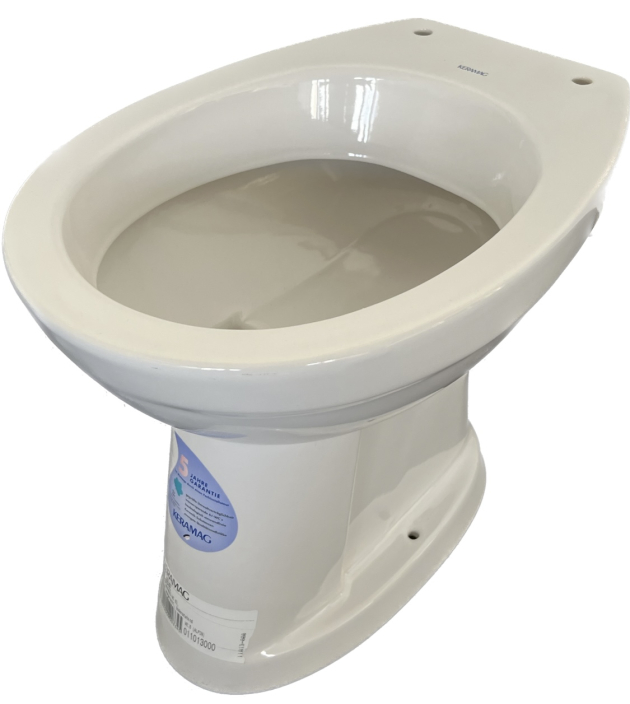 Keramag Stand-WC Flachspüler Elbe WEISS