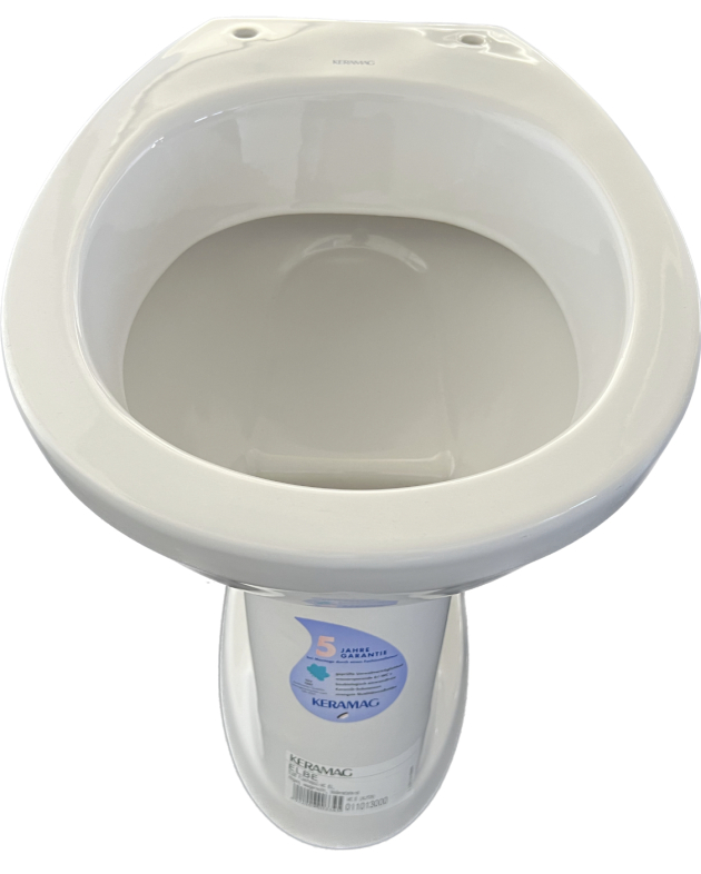 Keramag Stand-WC Flachspüler Elbe WEISS