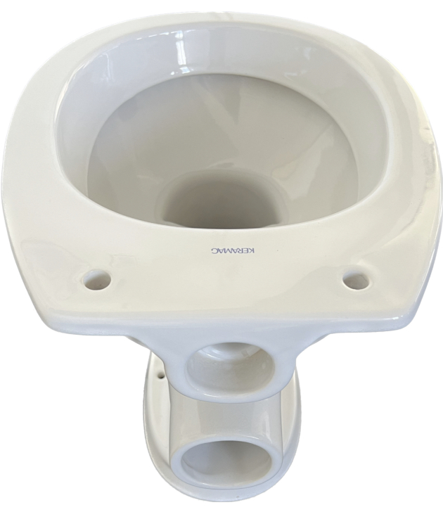 Keramag Stand-WC Flachspüler Elbe WEISS