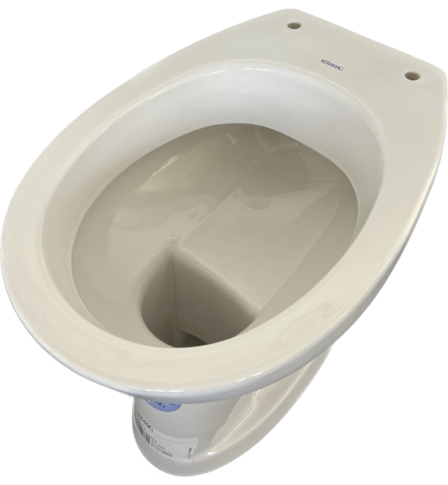 Keramag Stand-WC Flachspüler Elbe WEISS