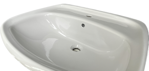 NOVO-BOCH Waschbecken / Waschtisch MANHATTAN-GRAU 70x54 cm