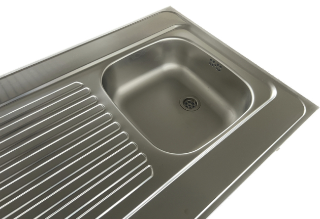 BLANCO Auflage-Spüle R-ES 100x60 cm Edelstahl REVERSIBEL