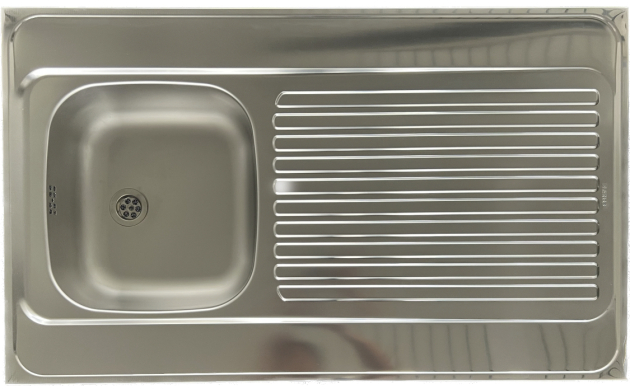 BLANCO Auflage-Spüle R-ES 100x60 cm Edelstahl REVERSIBEL