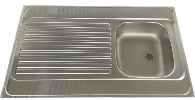 BLANCO Auflage-Spüle R-ES 100x60 cm Edelstahl REVERSIBEL