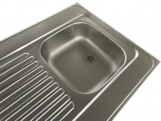 BLANCO Lay-on sink Stainless steel 100x60 cm