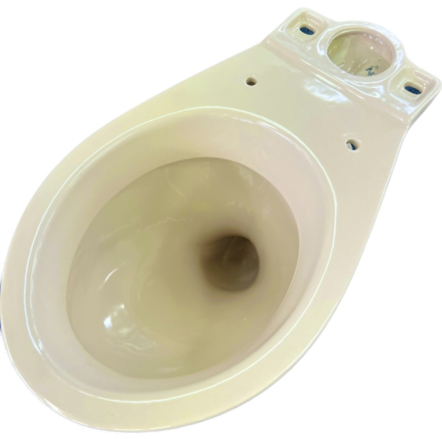 Novo-Boch Stand-WC-Kombination Bahamabeige Abgang zur Wand ohne Spülkasten