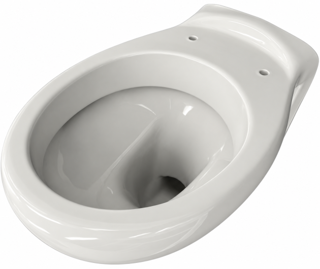 NOVO-BOCH Hänge-WC Manhattan Grau Tiefspüler 1. Wahl Wand-WC Wandtoilette WC Toilette Hellgrau Grau Sanitärkeramik