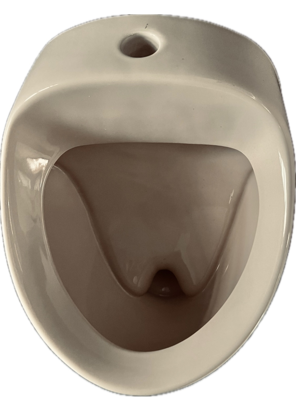 NOVOBOCH Urinal Pissoir Zulauf von oben Bahamabeige