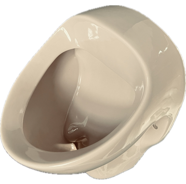 NOVOBOCH Urinal Pissoir Zulauf von Hinten Bahamabeige