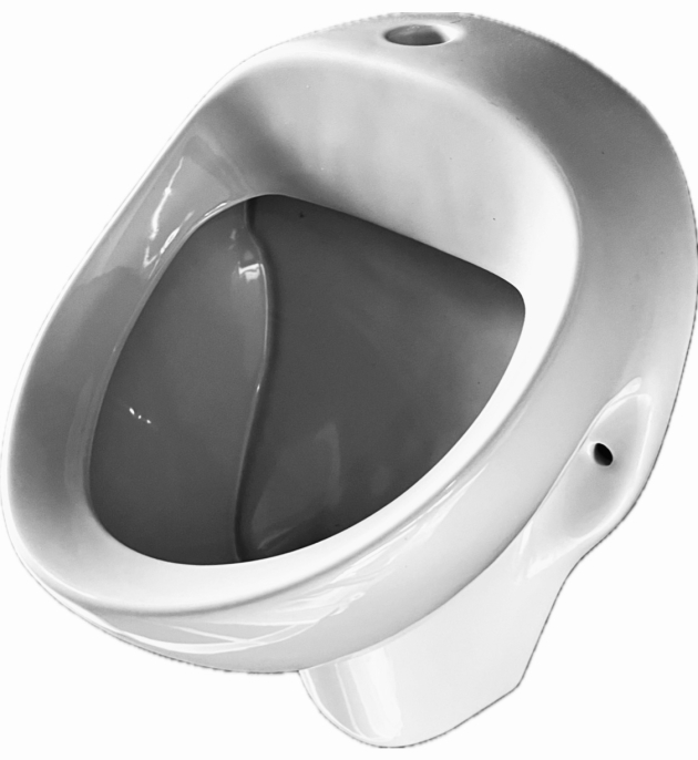 NOVOBOCH Urinal Pissoir Zulauf von oben Pergamon