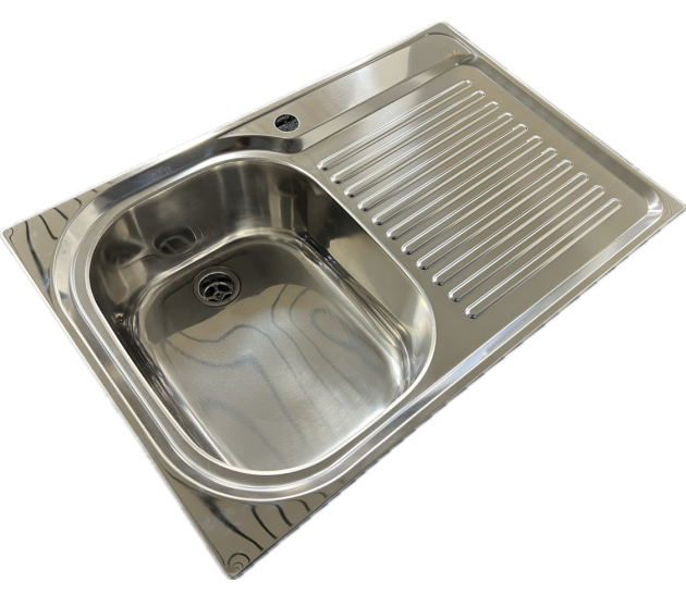 SUTER Comfort C75 Spüle 75x50 cm Edelstahl BECKEN-LINKS