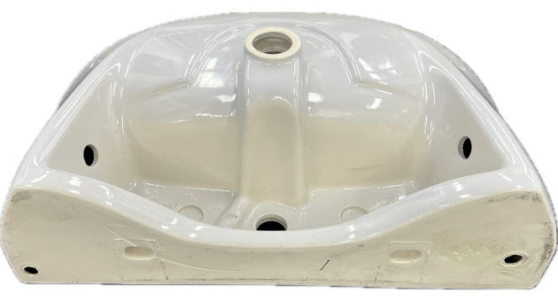 Keramag Delta Fondo 60 x 45 cm Waschtisch Waschbecken Manhattan Grau