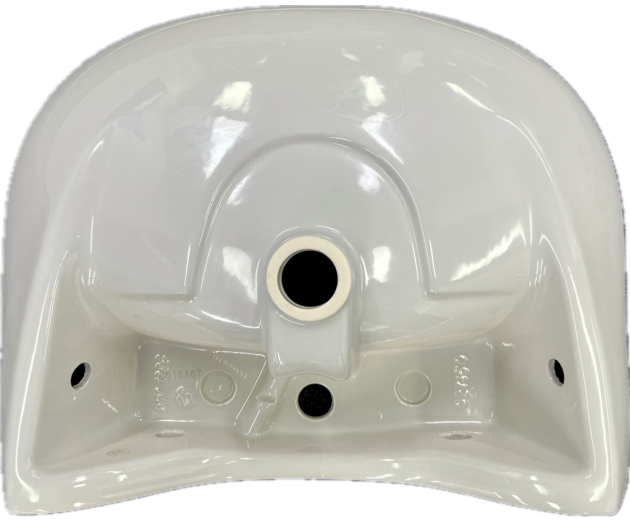 Keramag Delta Fondo 60 x 45 cm Waschtisch Waschbecken Manhattan Grau