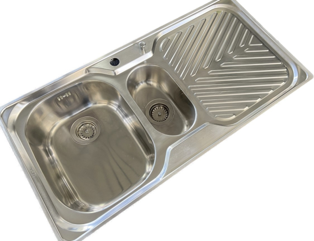 SUTER Econom EC100 Spüle 100x50 cm EDELSTAHL Becken Links