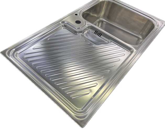 SUTER Ideal IS90 Spüle 90x50 cm EDELSTAHL B-R