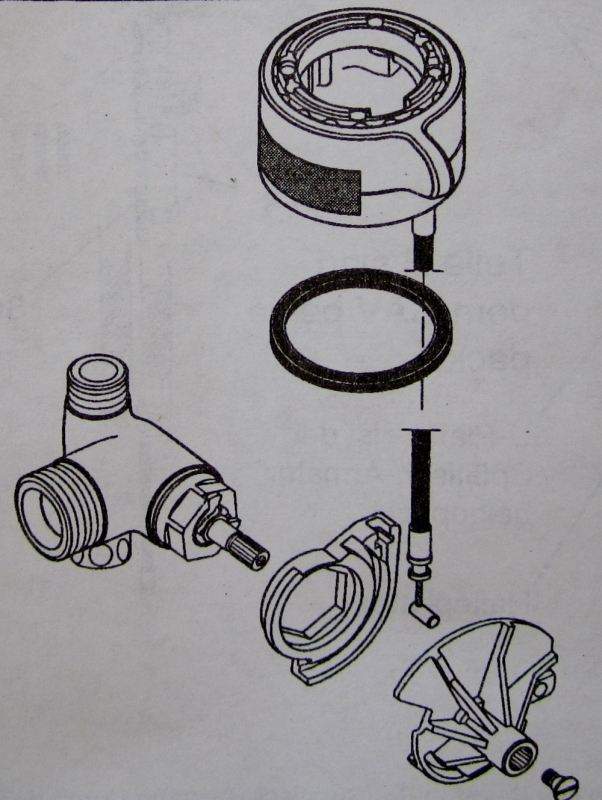 Contura 200 Geräte-Anschlussventil Geräteanschlussventil Weiss