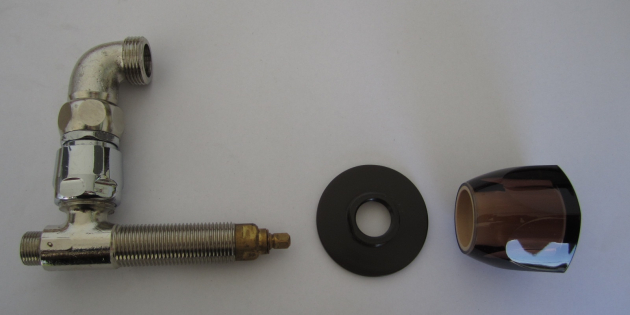 KURI Unterputz Wandeinbauventil Wandventil Braun