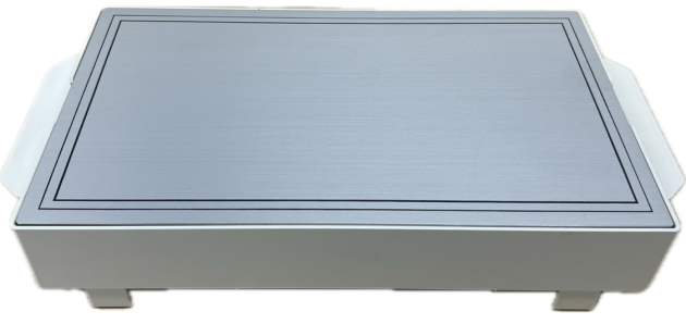 Aluminium 2-Flammig Wärmeplatte Warmhalteplatte Speisewärmer Speisenwärmer Essenwärmer mit Kerze