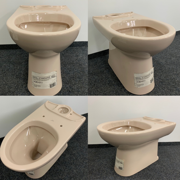 IDEAL STANDARD Inga WC-Kombination Abgang zum Boden Bahama-Beige